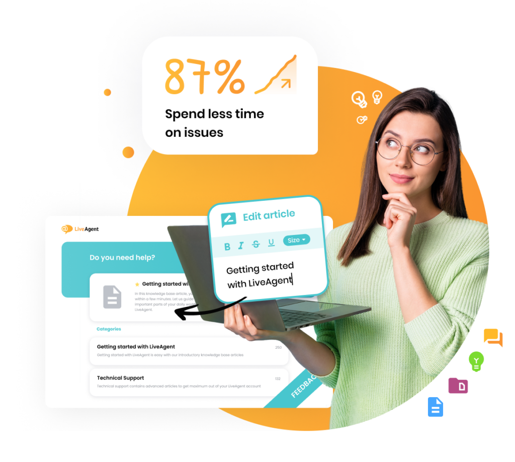 Phần mềm cơ sở tri thức của LiveAgent