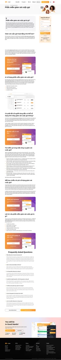 Một phần mềm giám sát trung tâm cuộc gọi toàn diện cho phép bạn sắp xếp và cải thiện chất lượng cuộc gọi của mình.