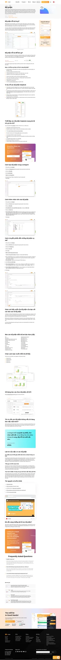 Tổ chức hỗ trợ của bạn với các bộ phận và chuyển phiếu đến các nhân viên được trang bị kỹ lưỡng nhất để giải quyết chúng.