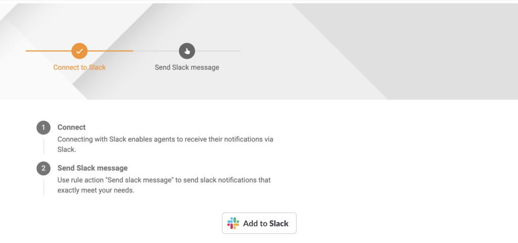 Kênh Slack trong mục cấu hình của LiveAgent