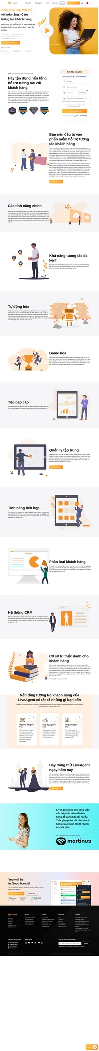 LiveAgent giúp bạn nâng cao mức độ hài lòng của khách hàng qua phần mềm hỗ trợ tương tác đa kênh. Chúng ta sẽ cùng tìm hiểu các lợi ích mà LiveAgent sẽ mang lại cho bạn.