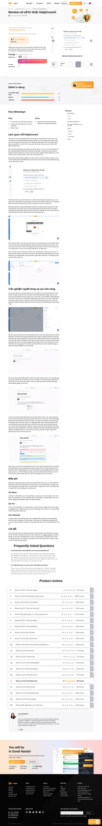 LiveAgent có hơn 175 tính năng, và hơn 40 ứng dụng tích hợp với giá tuyệt vời. Hãy xem lý do vì sao bạn nên đổi từ HelpCrunch sang LiveAgent.