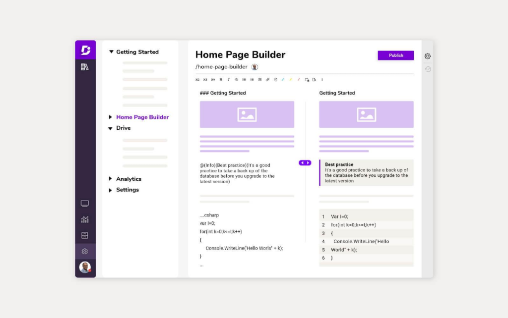 Phần mềm Document360 cung cấp các giải pháp cơ sở tri thức