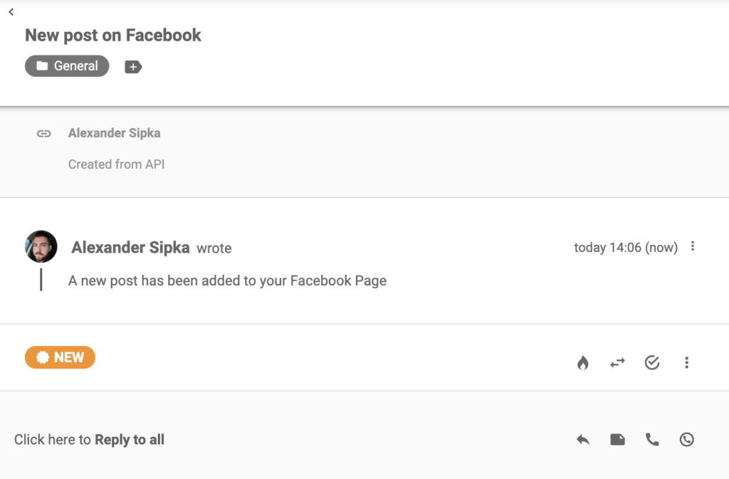 Nhận thông báo Facebook trong LiveAgent