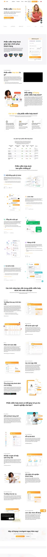 Khám phá tuyển tập phần mềm help desk tốt nhất trên thị trường. Lựa chọn phần mềm hỗ trợ khách hàng lý tưởng cho trang web của bạn và nâng cao dịch vụ khách hàng của bạn.