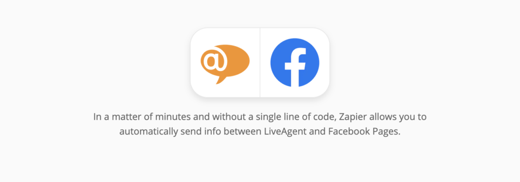 Facebook và LiveAgent trên Zapier