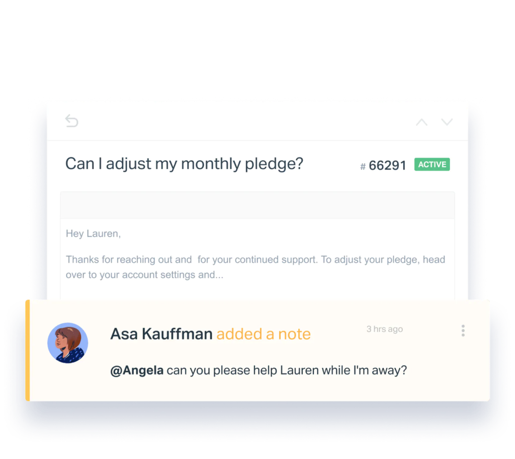 Trang tổng quan hộp thư HelpScout