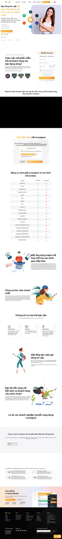 Đừng để bạn mệt mỏi tìm kiếm giải pháp thay thế cho các kênh CSKH của bạn. Chúng ta sẽ cùng tìm hiểu LiveAgent với các tính năng, công cụ hỗ trợ bán hàng đa kênh của nó.