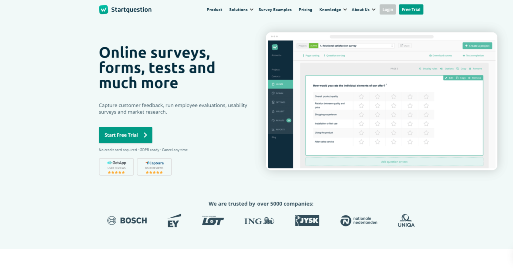 Trang chủ của StartQuestion