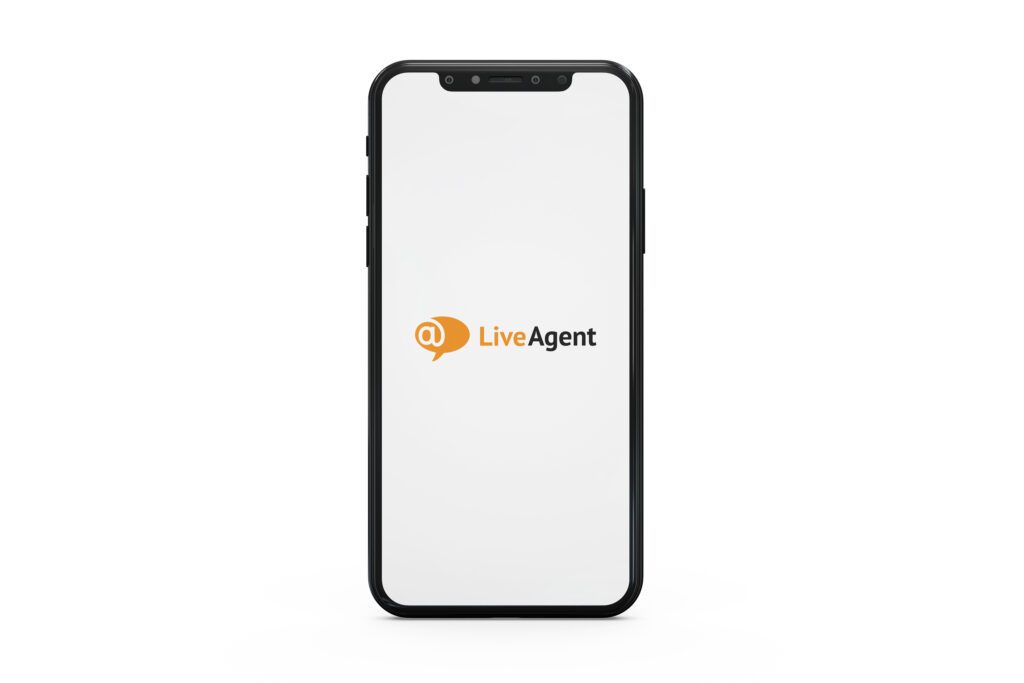 app di động của LiveAgent trên iphone