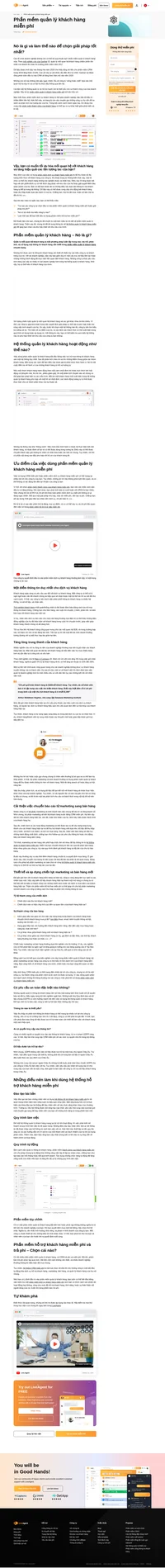 Cài đặt một phần mềm quản lý khách hàng miễn phí mạnh mẽ là điều quan trọng nếu bạn muốn doanh nghiệp của mình thành công. Tìm hiểu về các ưu điểm và ứng dụng thực tế.