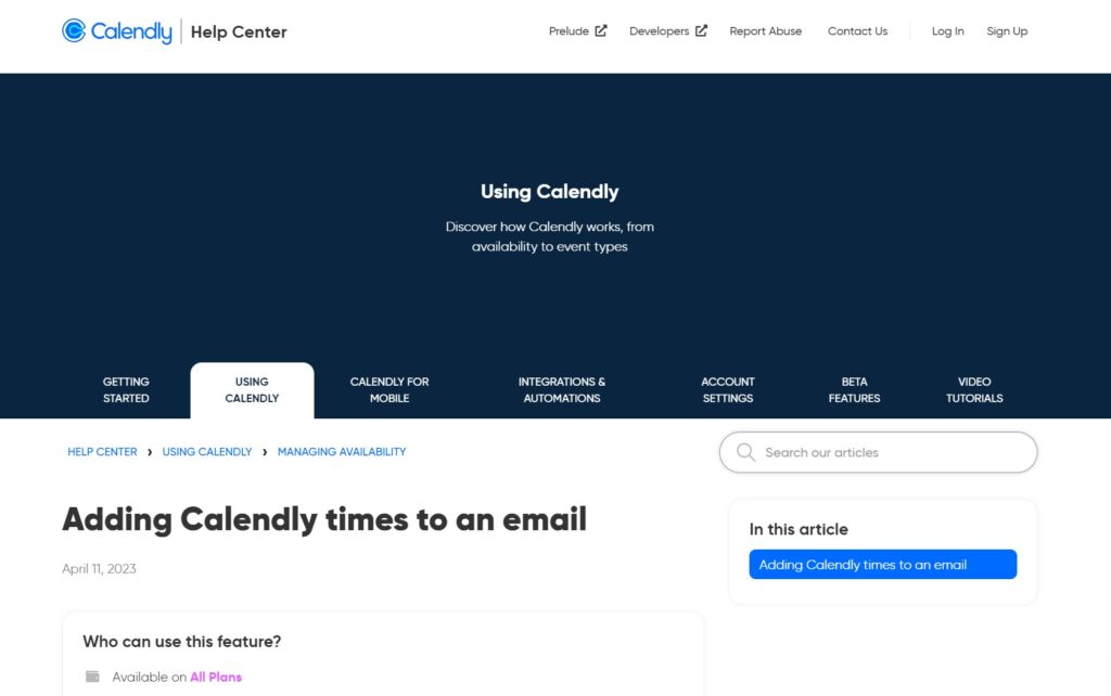Calendly user-friendly scheduling platform interface