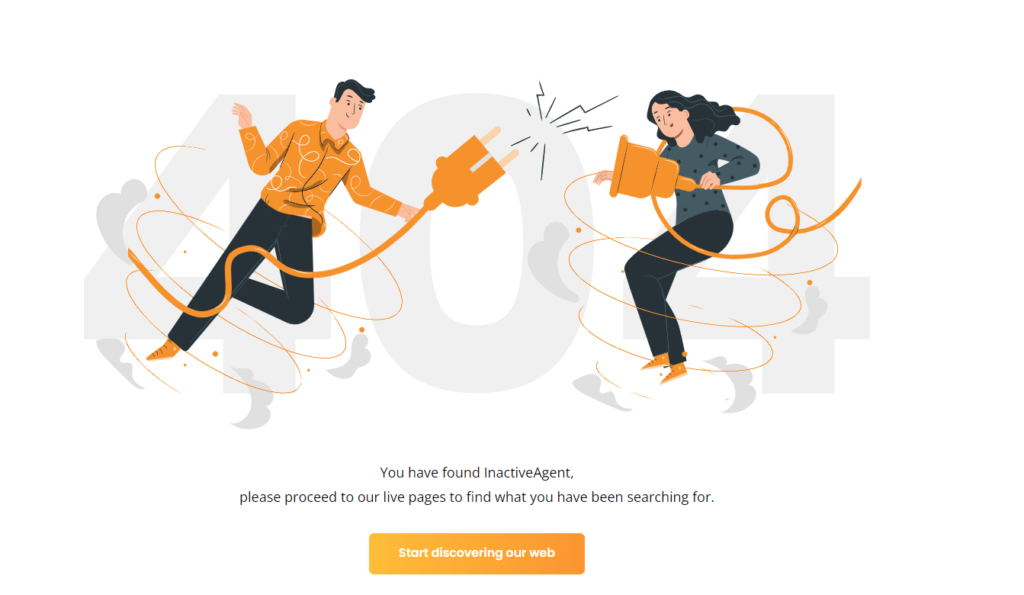 LiveAgent’s 404 page