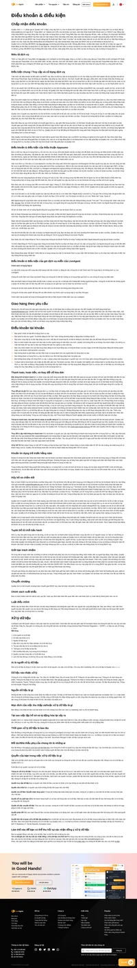 Bằng cách chấp nhận Điều khoản và điều kiện (TOS) này hoặc bằng cách truy cập hoặc sử dụng dịch vụ hoặc trang web, bạn xác nhận rằng bạn đã đọc, hiểu, và đồng ý bị ràng buộc bởi TOS này.